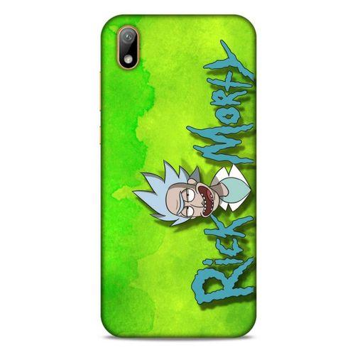 Huawei Y5 2019 Uyumlu Kılıf Rick And Morty (12) Koruyucu Silikon Space Cruiser / Car