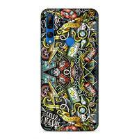 Huawei Y9 Prime 2019 Kılıf Elektrikli Araba Doodle Arka Kapak Silikon Koruma Full Koruyucu