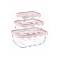 3'lü Saklama Kabı Karizma Dikdörtgen Royaleks-ÇNK2164