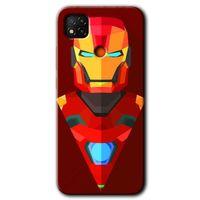 Redmi 9c Kılıf HD Desen Baskılı Arka Kapak - İron Man Çizim