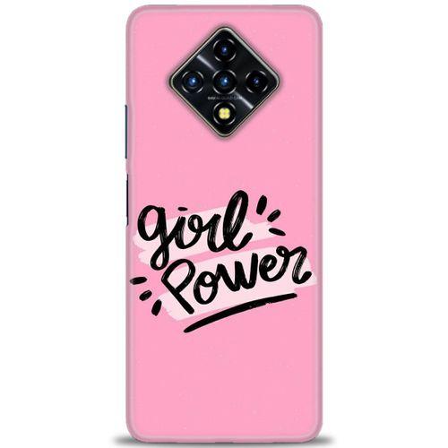 Infinix Zero 8 Kılıf HD Baskılı Kılıf - Girll Power + Tam Ekran Koruyucu
