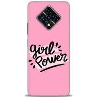 Infinix Zero 8 Kılıf HD Baskılı Kılıf - Girll Power + Tam Ekran Koruyucu