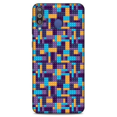 Lopard Samsung Galaxy M30 Uyumlu Kılıf BloX (49) Ultra Silikon Kılıf Mor Orange