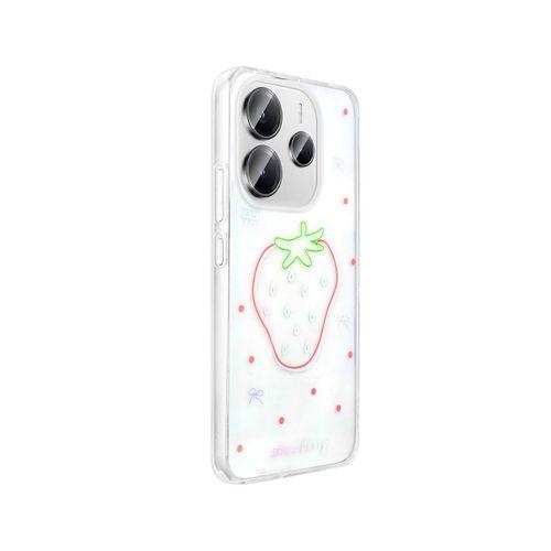Xiaomi Redmi Note 14 4G Kılıf Şeffaf Figürlü Zore Folk Sert Kapak