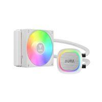 GAMDIAS AURA GL120 V2 WH, White Edition, 120mm,  RGB, 1 Fanlı, CPU Sıvı Soğutma