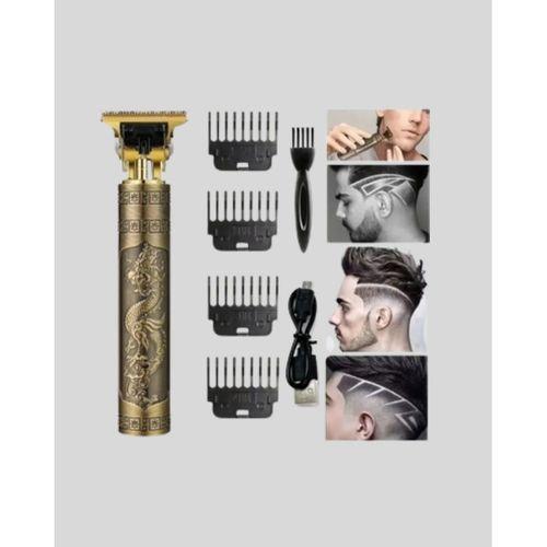 T Bıçaklı Profesyonel Çizik Tıraş Makinesi Seti – 120 Dakika Kullanım, Şarjlı & Kablolu