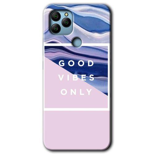 Potkal Hediye Fabrikası General Mobile GM 22 Plus Kılıf HD Desen Baskılı Arka Kapak - Good Vibes