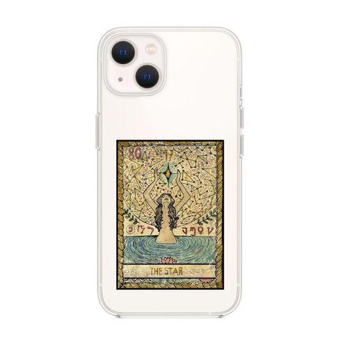 iPhone 13 The Star Desenli Premium Silikonlu Şeffaf Telefon Kılıfı