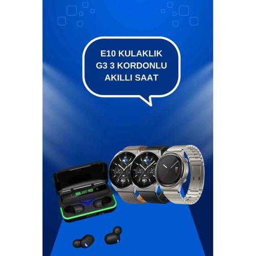 Yeni Nesil Akıllı Saat Ve Bluetooth Kulaklık Titreşim Bildirimleri Uyku Takibi