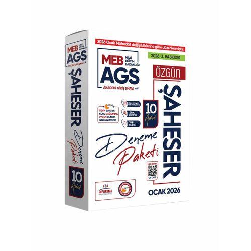 2026 Ocak Müfredatı MEB-AGS ŞAHESER 10lu Deneme 80 Soruluk GY-GK-Eğitim Çözümlü Türkiye Geneli Paket