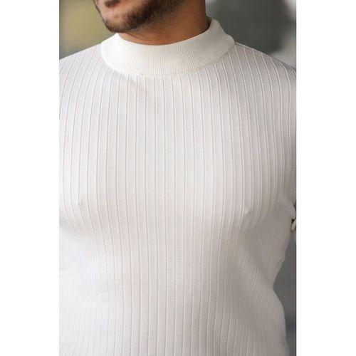 Erkek Yarım Balıkçı Yaka Fitilli Triko