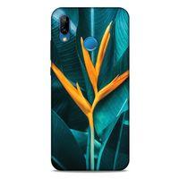 Lopard Huawei P20 Lite Uyumlu Kılıf Bahar (24) Darbe Emici Kılıf Turuncu