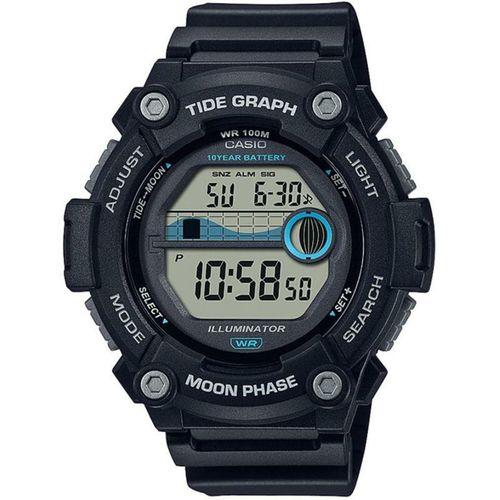 Casio WS-1300H-1AVDF Quartz Silikon Siyah 10 ATM 51 mm Erkek Kol Saati