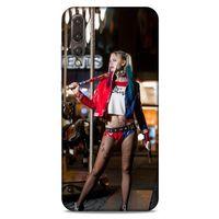 Huawei P20 Pro Uyumlu Kılıf Harley Quinn (24) Darbe Emici Kılıf Kiraz kırmızısı