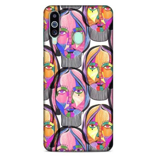 Lopard Samsung Galaxy M40 Uyumlu Kılıf Sürreal Yüzler ♀ (1) Kılıfı Baskılı