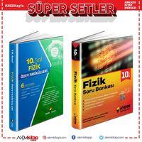 Aydın Yayınları 10. Sınıf Fizik Ödev Fasikülleri ve Soru Bankası Seti 2 Kitap