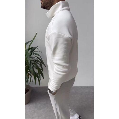 Erkek Beyaz Sweatshirt