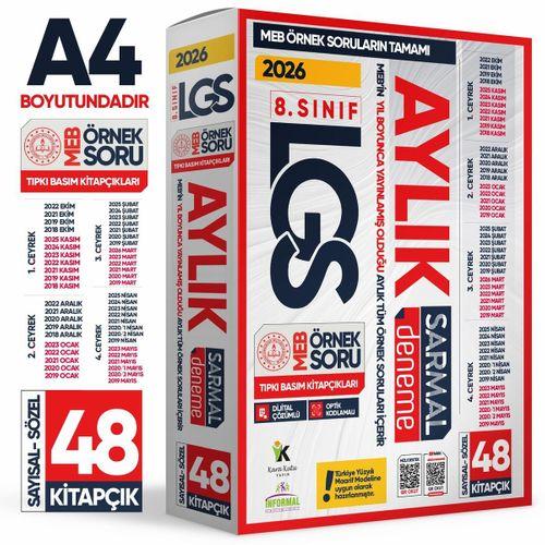 2026 8 Sınıf LGS Aylık SARMAL Deneme Seti MEB Örnek Soru Tıpkı Basım Çözümlü PAKET