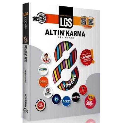 8. Sınıf LGS 1.Dönem 8 Li Deneme Altın Karma Yayınları