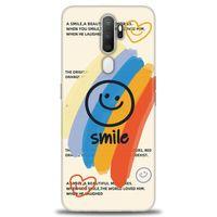 Oppo A5 2020 Kılıf HD Baskılı Kılıf - Smile + Tam Ekran Koruyucu