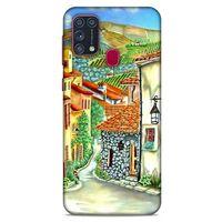 Cityx (35) Samsung Galaxy M31 Kılıf Silikon Kapak Desenli