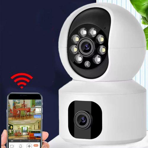 Wifi 360 Panoramik Ampul Kamera Güvenlik Kamerası Çift Wifi 360 Derece Gece Görüşlü