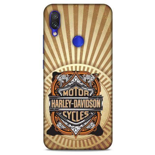 Xiaomi Redmi Note 7 Pro Uyumlu Kılıf Motorsiklet (5) Koruma Kabı Harley Davidson