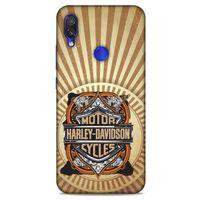 Xiaomi Redmi Note 7 Pro Uyumlu Kılıf Motorsiklet (5) Koruma Kabı Harley Davidson