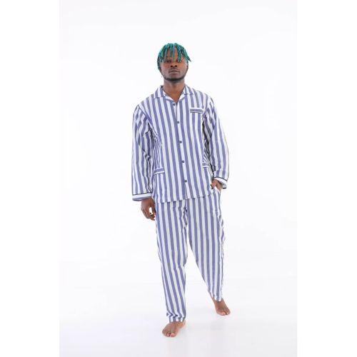 Kocabey 4007 Uzun Kol Çizgili Gaffur Erkek Pijama Takım