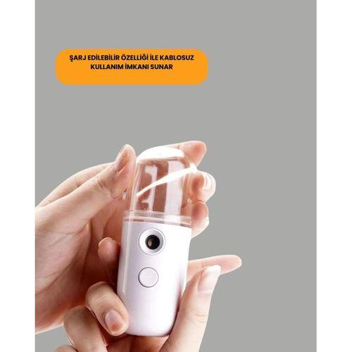 Taşınabilir Şarjlı Buhar Nemlendirici – Kablosuz Akıllı Pro Teknolojili Mini Cilt Ve Ortam Nemlendirici
