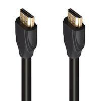 Fully G-507K Plastik Düz Siyah 25 Metre Gold Poşetli Hdmi Kablo