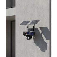 Çift Solar Panelli 4g Kablosuz Ip Güvenlik Kamerası 9mp Ve Hareket Takipli