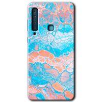 Galaxy A9 2018 Kılıf HD Desen Baskılı Arka Kapak - Bubbles 1