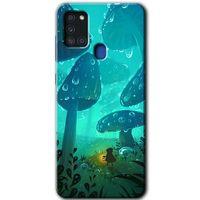 Galaxy A21s Kılıf HD Desen Baskılı Arka Kapak - Silhoutte Dropss