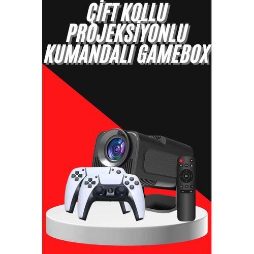 Retro Video Oyunu Konsolu Android Tv El Oyun Konsolu Wıfı Taşınabilir Projeksiyon Cihazı