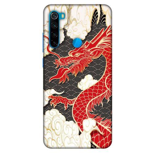 Xiaomi Redmi Note 8 Kılıf Japonya (6) Silikon Kılıf Ejderha