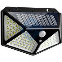 100 Led Dış Mekan Solar Aydınlatma Fotoselli Solar Lamba Hareket Sensörlü