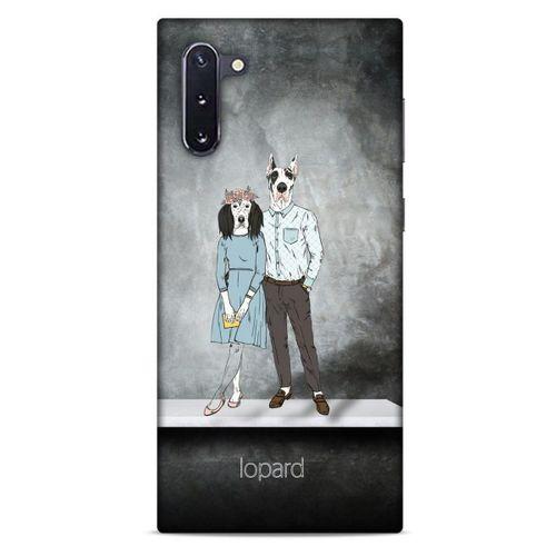 Samsung Galaxy Note 10 Kılıf FunnyMaX (46) Core Armor Kılıf Antrasit Köpek