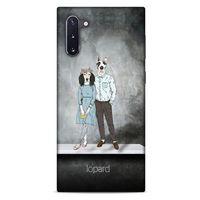 Samsung Galaxy Note 10 Kılıf FunnyMaX (46) Core Armor Kılıf Antrasit Köpek