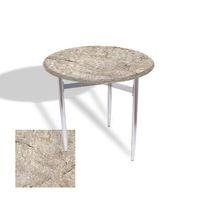 Dockers Venedik Masa Yuvarlak Çap 70 kromnikel (Werzalit, Wermodin veya Allzalit Tabla) - Scala Marble