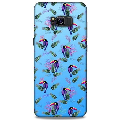 Frutix Ananas 02 Samsung Galaxy S8 Plus Kılıf Desenli Silikon