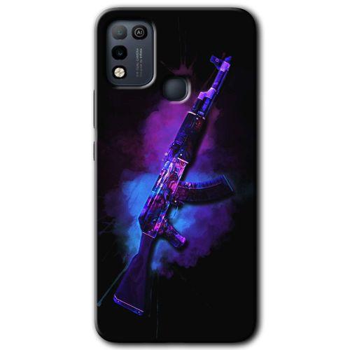 İnfinix Hot 10 Play Kılıf HD Desen Baskılı Arka Kapak - AK