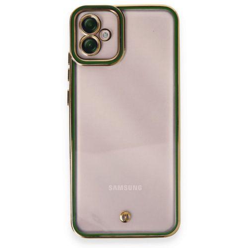 XD Samsung Galaxy A04E Kılıf Liva Lens Silikon - Yeşil