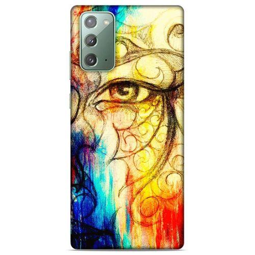 Lopard Samsung Galaxy Note 20 Uyumlu Kılıf Manipülasyon ☻ (33) Hybrid Kılıf Baskılı