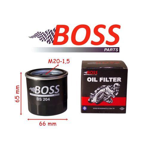 HONDA Honda Yağ Filtresi Boss Bs204(Hf204) Forza 250-300, Africa Twin, Cb 650, Nc750, Cbr 500-600-650-1000