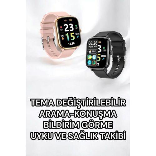 Titreşimli, Sağlık Takipli, Yeni Nesil Akıllı Saat  400mah Batarya Kapasiteli