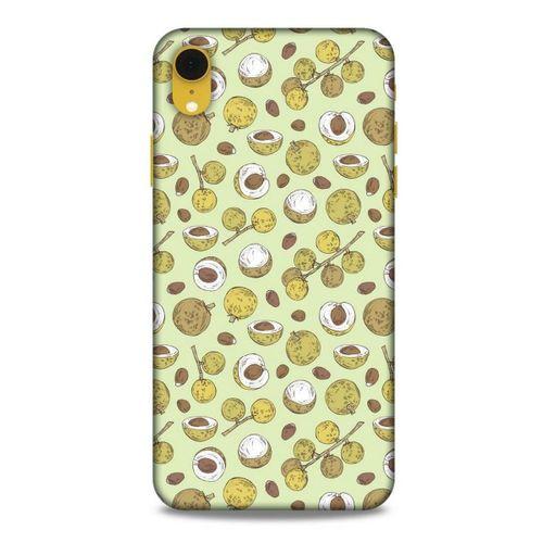 Frutix Longan 01 Apple iPhone XR Kılıf Desenli Silikon
