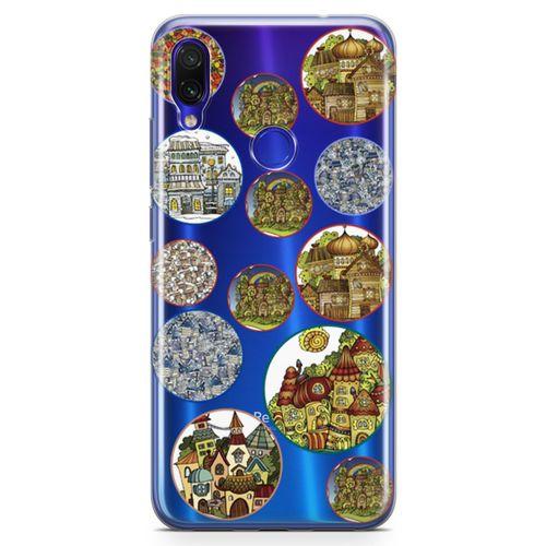 Xiaomi Redmi Note 7 Pro Kılıf Ev Dekorasyonları Arka Kapak Koruma Desenli Full Koruyucu