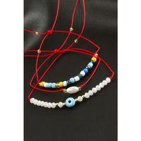 3 Adet Nazar Kristal Kum Boncuk Bileklik