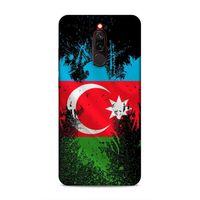 Xiaomi Redmi 8 Uyumlu Kılıf Azarbaijan (34) Slim Armor Kılıf Bayrak